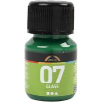 Creativ Company Permanente glasverf - briljant groen, 30ml