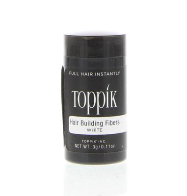 Toppik Poeder Fibers Hair Building Fibers Powder White 3gr | Voor Dunner Wordend Haar