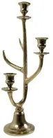 Mars & More kandelaar aluminium gewei 14x14x48cm goud