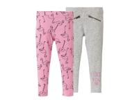 lupilu 2 meisjes leggings (Lichtroze/lichtgrijs, 86/92)