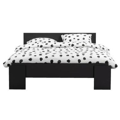 Bed Lyon - zwart - 160x200 cm - Leen Bakker
