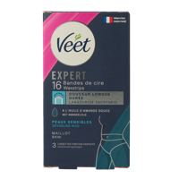 Expert koude waxstrips bikini 16 Stuks