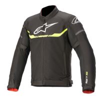 ALPINESTARS T-SPS Air Jacket, Doorwaai motorjas heren, Zwart-Geel Fluo