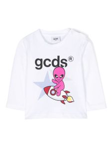 Gcds Kids t-shirt à imprimé graphique - Blanc