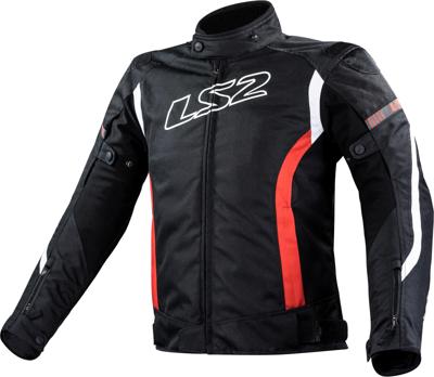 LS2 "gate" jas jacket gate man black red xxl
