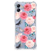 Samsung Galaxy A04e Case Butterfly Roses - thumbnail