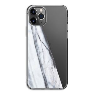 Gestreepte marmer: iPhone 11 Pro Transparant Hoesje