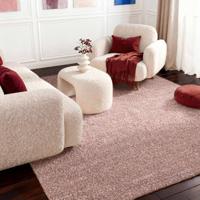 Vloerkleed Portobello Rechthoekig - Roestbruin 290x200cm - Polyester - Dekbed-Discounter.nl