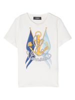 Versace Kids t-shirt en coton à imprimé graphique - Blanc - thumbnail