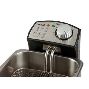 Domo DO458FR friteuse Enkel 4 l 3000 W Zwart, Roestvrijstaal