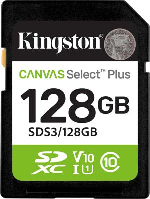 Kingston Canvas Select Plus SDXC 128 GB geheugenkaart