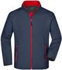 James & Nicholson JN1130 Men´s Promo Softshell Jacket - /Iron-Grey/Red - M - thumbnail