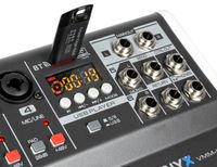 Vonyx VMM-K602 6 kanaals muziekmixer met Bluetooth en effecten - thumbnail