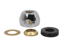 Kirchhoff Messing knelmoer, chroom, 3/8" x 8 mm - 986273348