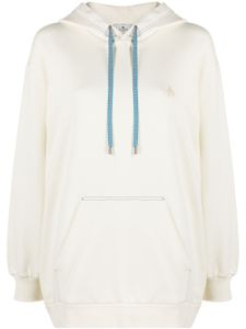 ETRO hoodie en coton à logo brodé - Blanc