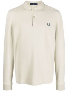 Fred Perry polo en coton à logo brodé - Tons neutres