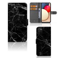 Samsung Galaxy A03s | Bookcase | Marmer Zwart - Origineel Cadeau Vader