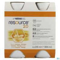 Resource 2.0 Ananas-mango 4x200ml