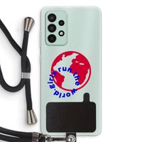 Run The World: Samsung Galaxy A52s 5G Transparant Hoesje met koord