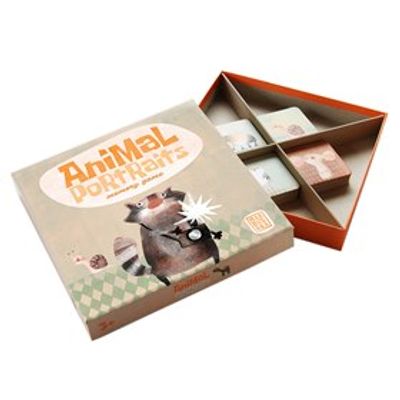 Geheugenspel Dieren Portretten