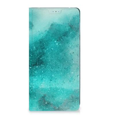 Bookcase Motorola Edge 40 Painting Blue