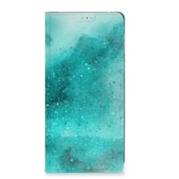 Bookcase Motorola Edge 40 Painting Blue