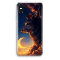 Night Guardian: iPhone XS Max Transparant Hoesje