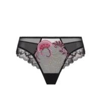 Lise Charmel Lingerie Floraison Passion Slip Séduction zwart/roze ACH0786 Lise Charmel Lingerie Floraison Passion Slip Séduction zwart/roze ACH0786
