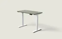 Desktronic HomePro bureau Wit / Olijfgroen / 120x60 cm