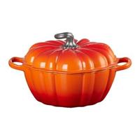 Le Creuset Signature Pompoen Braad/Stoofpan Ø 24 cm - Oranjerood - thumbnail