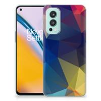 OnePlus Nord 2 5G | TPU Hoesje | Polygon Dark