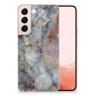 Samsung Galaxy S22 | TPU | Siliconen hoesje | Marmer Grijs