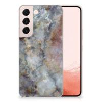 Samsung Galaxy S22 | TPU | Siliconen hoesje | Marmer Grijs