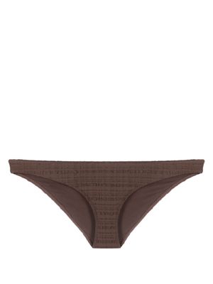 Form and Fold bas de bikini - Marron