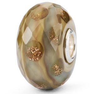 Trollbeads TGLBE-30094 Kraal Karamelpassie (People's Unique 2022) zilver-glas