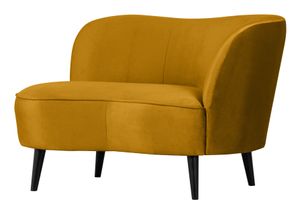 WOOOD Lounge Fauteuil 'Sara' Rechts, Velvet, kleur Oker