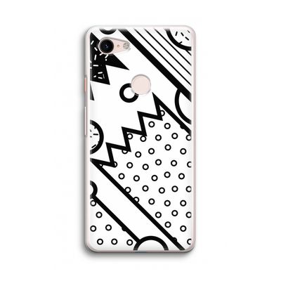 Pop Art #4: Google Pixel 3 Transparant Hoesje
