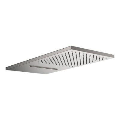 Hoofddouche Tres Exclusive | 55x28 cm | Met waterval | Rechthoek | RVS look