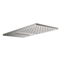 Hoofddouche Tres Exclusive | 55x28 cm | Met waterval | Rechthoek | RVS look