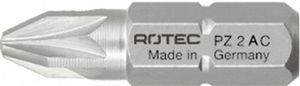 Rotec PRO Insertbit PZ 2 L=25mm C 6,3 RVS - 10 stuks - 8031002