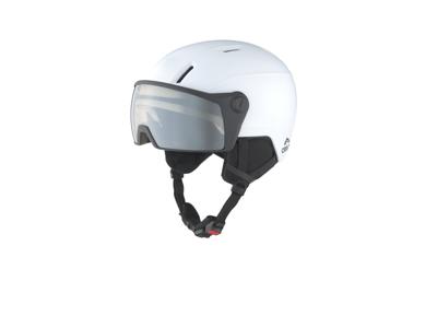 CRIVIT Kinder skihelm met vizier (Wit)