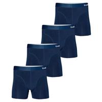 Apollo Boxershorts Heren Bamboo Basic Navy 4-pack-S