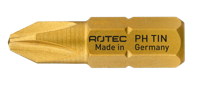 Rotec Schroefbit PH 1 | L=25 | C6.3 | TiN | 2 stuks - 800.20012