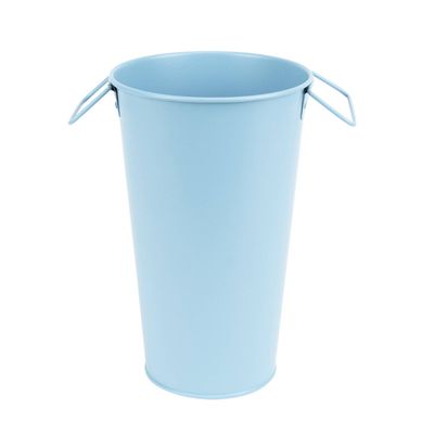 Esschert Design Vaas 25,9 X 16,2 Cm Zink Lichtblauw