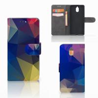 Nokia 3.1 (2018) | Book Case | Polygon Dark