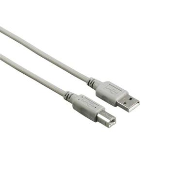 Kabel USB A naar USB B Hama 00200900 1,5 m Grijs