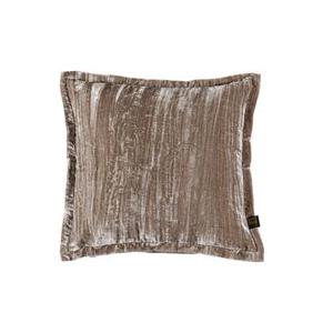 PTMD Senny Sierkussen - 45x3x45 cm - Fluweel - Taupe