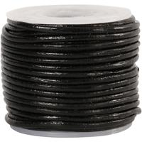 Creativ Company Leerkoord, dikte 1 mm, zwart, 10 m/ 1 rol