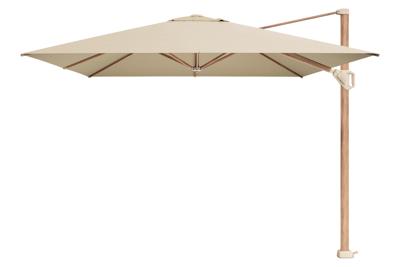 Platinum Challenger Zweefparasol T1 Premium 4x3 m. - Champagne - Teaklook