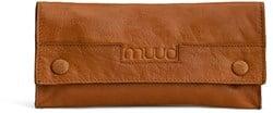 MUUD Liv Whisky - Handgemaakt leren etui voor naalden, pennen en potloden 10x21cm